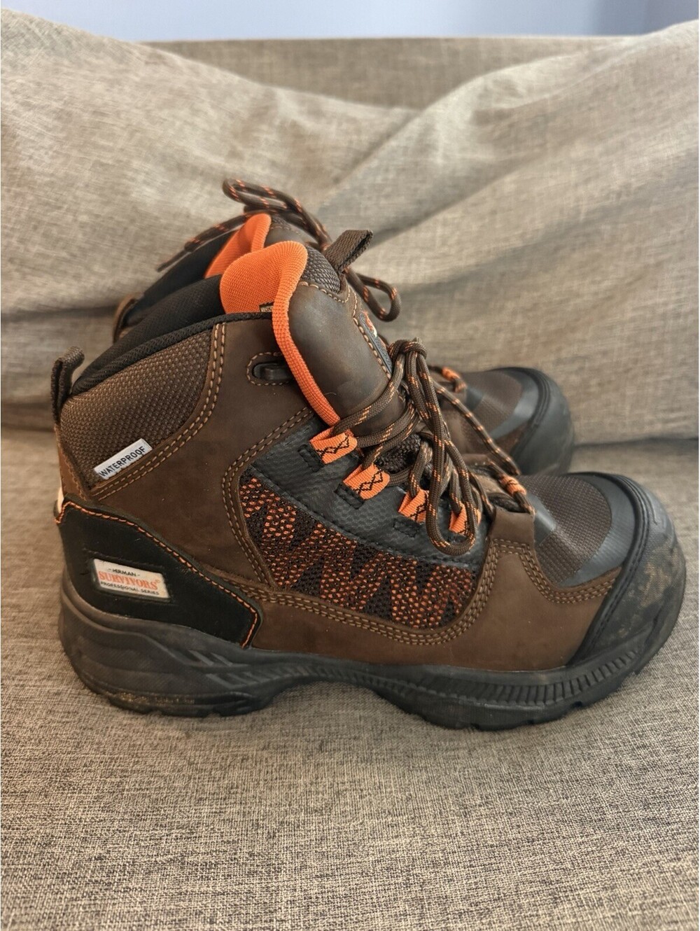 Herman Survivors Professional Series Work Boots Mens 8.5 Waterproof ASTM Rated